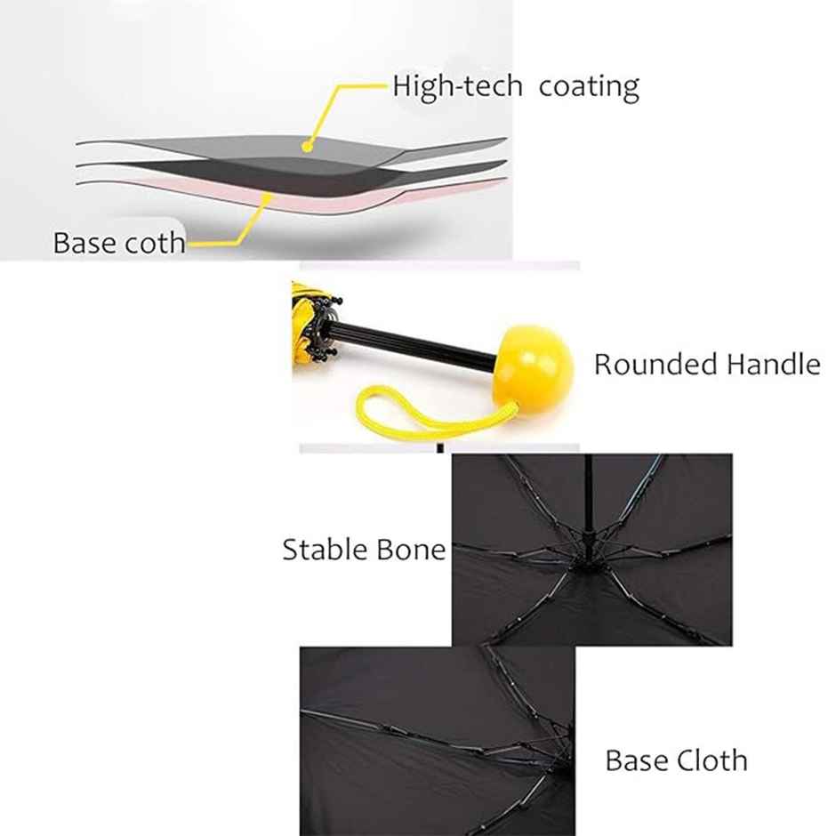 Party Propz Capsule Umbrella with hard case (Colour May Vary)