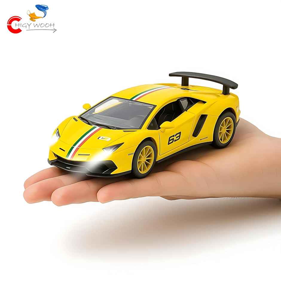 Chigy Wooh Lamborghini Die-Cast Model Alloy Metal Pull Back Action Toy Vehicles,Assorted