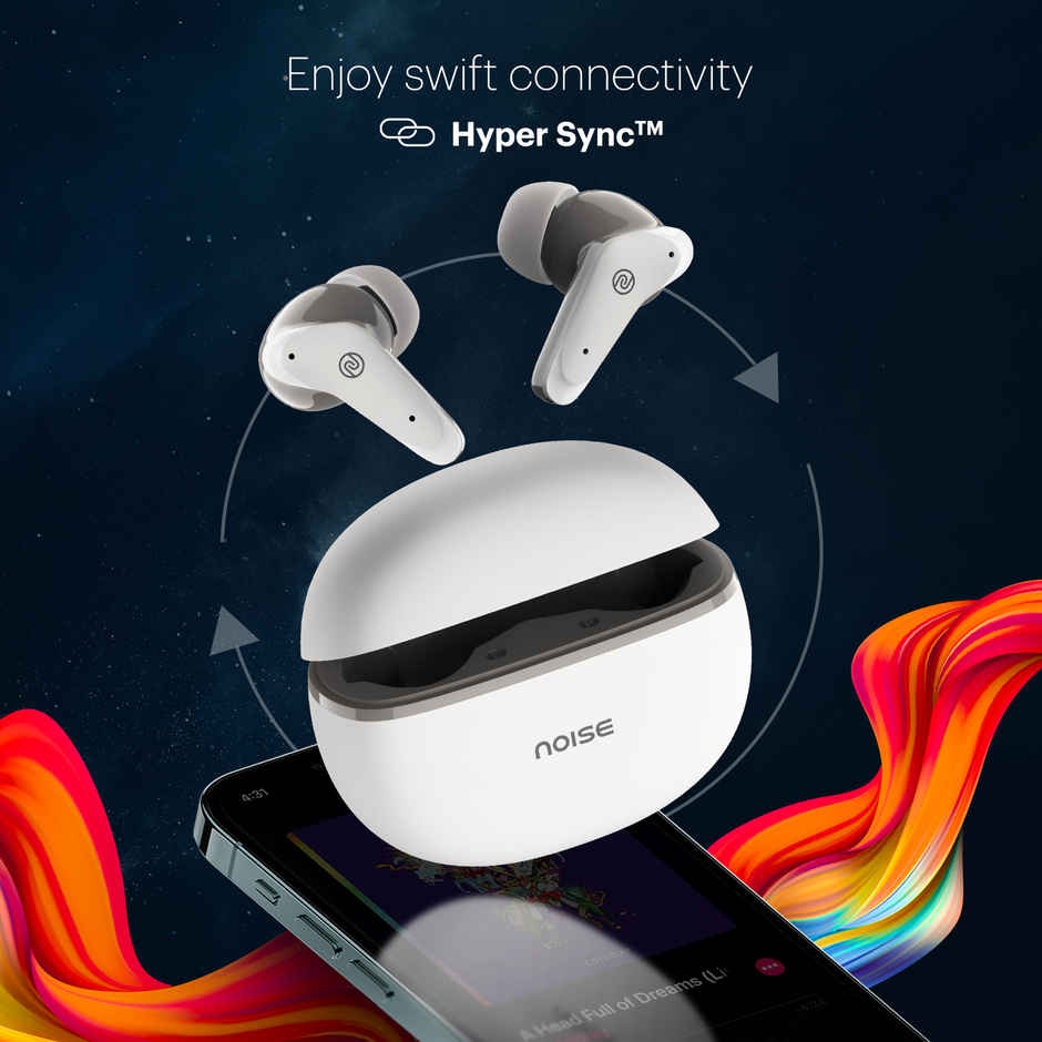 Noise Buds VS102 Plus 70H Playtime 4 Mic ENC 11mm Driver Instacharge TWS Earbuds | Calm White