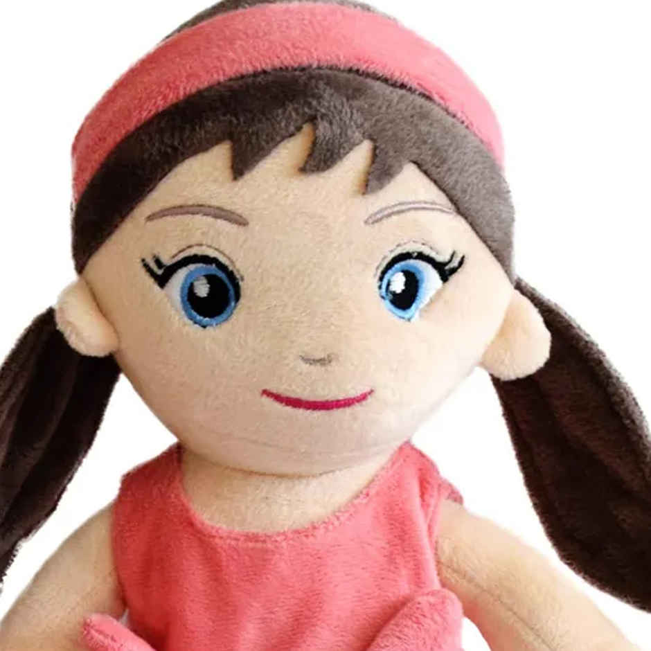 Mirada 38Cm Doll With Pom Pom - Coral