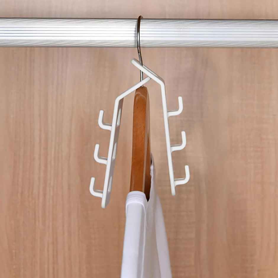 New Dawn Set Of 4 Cloth Hangers For Wardrobe Multi-Function Shirt Hanger
