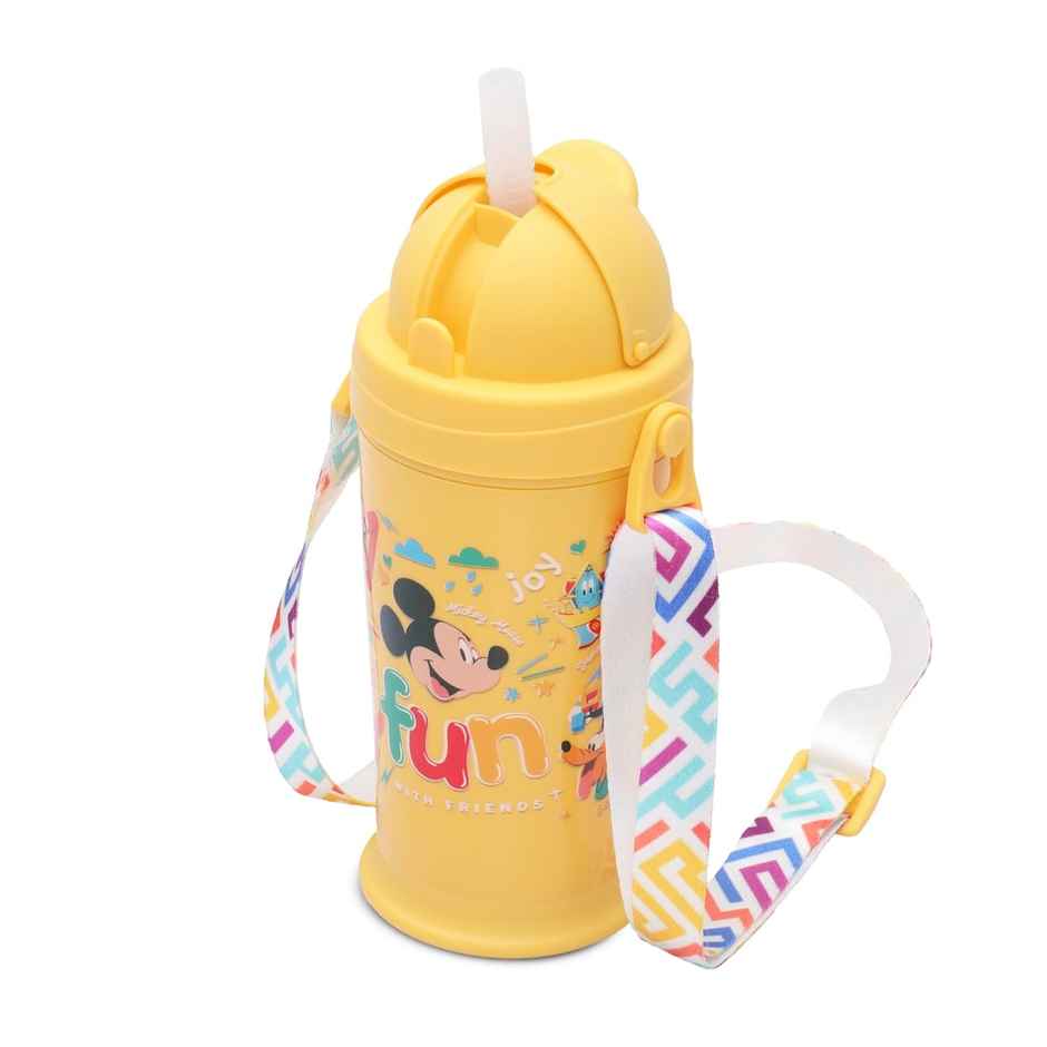 Jaypee Zippy Pro Stainless Steel Insulated Sipper Disney Character Printed Bottle For Kids | Yellow