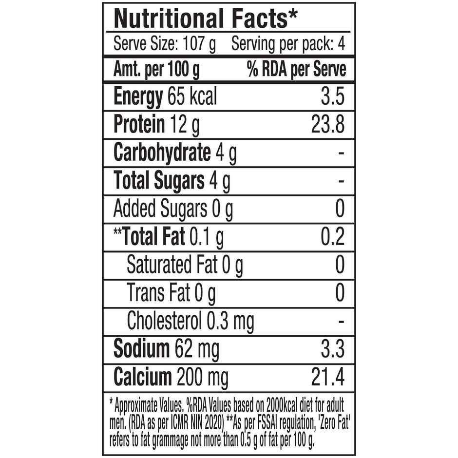 Epigamia 50 G Protein Turbo Yogurt, Natural
