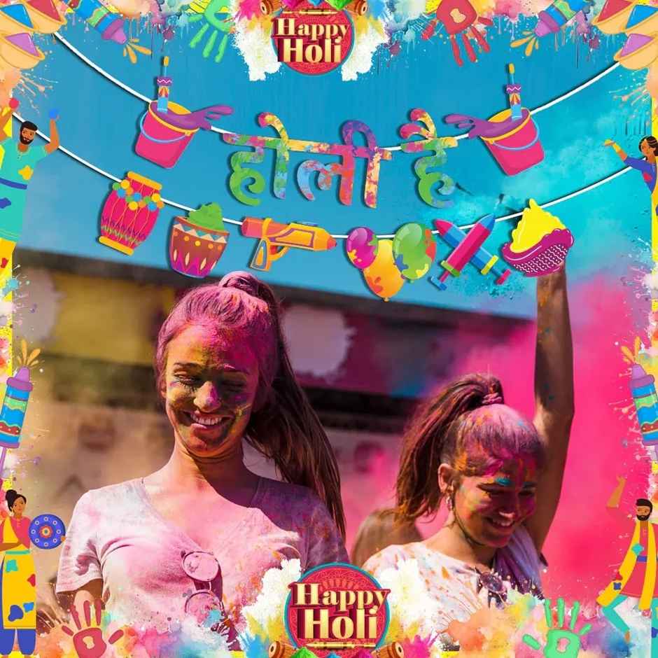 Holi Hai Banner | Picfest