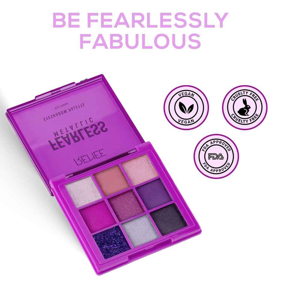 Renee Fearless Eyeshadow Palette - Metallic