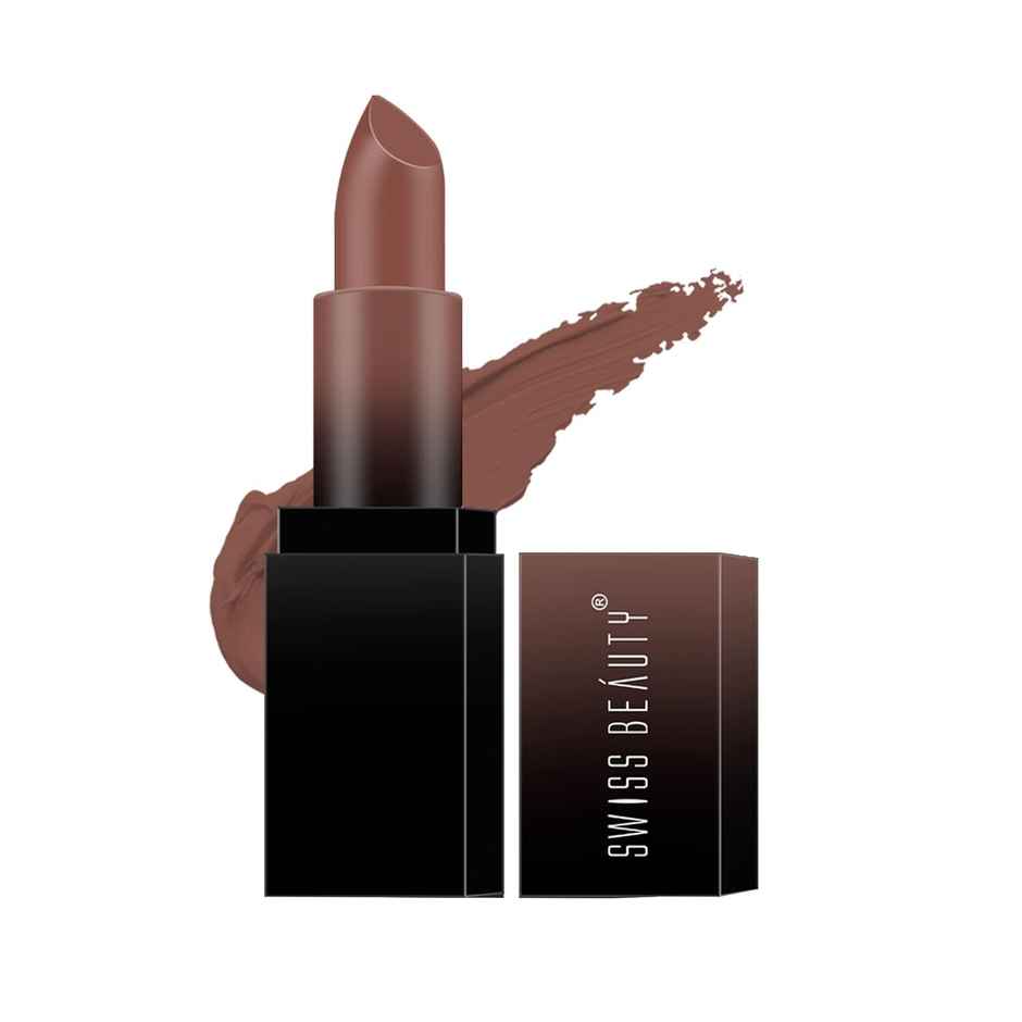 Swiss Beauty HD Matte Lipstick | 09 Cute Nude