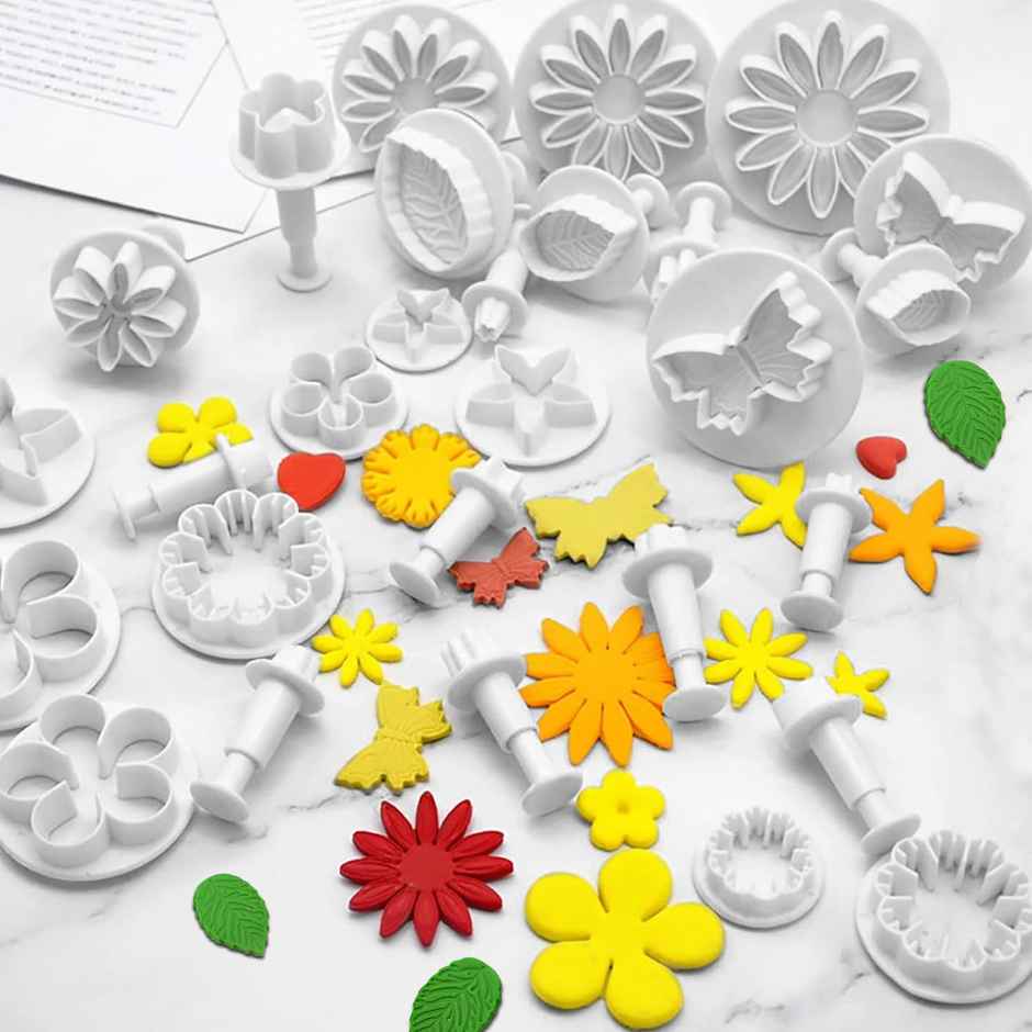 Frenchware Cake Making | Cookie Moulds, Fondant Tools, Food Grade ABS, for Baking & Decor