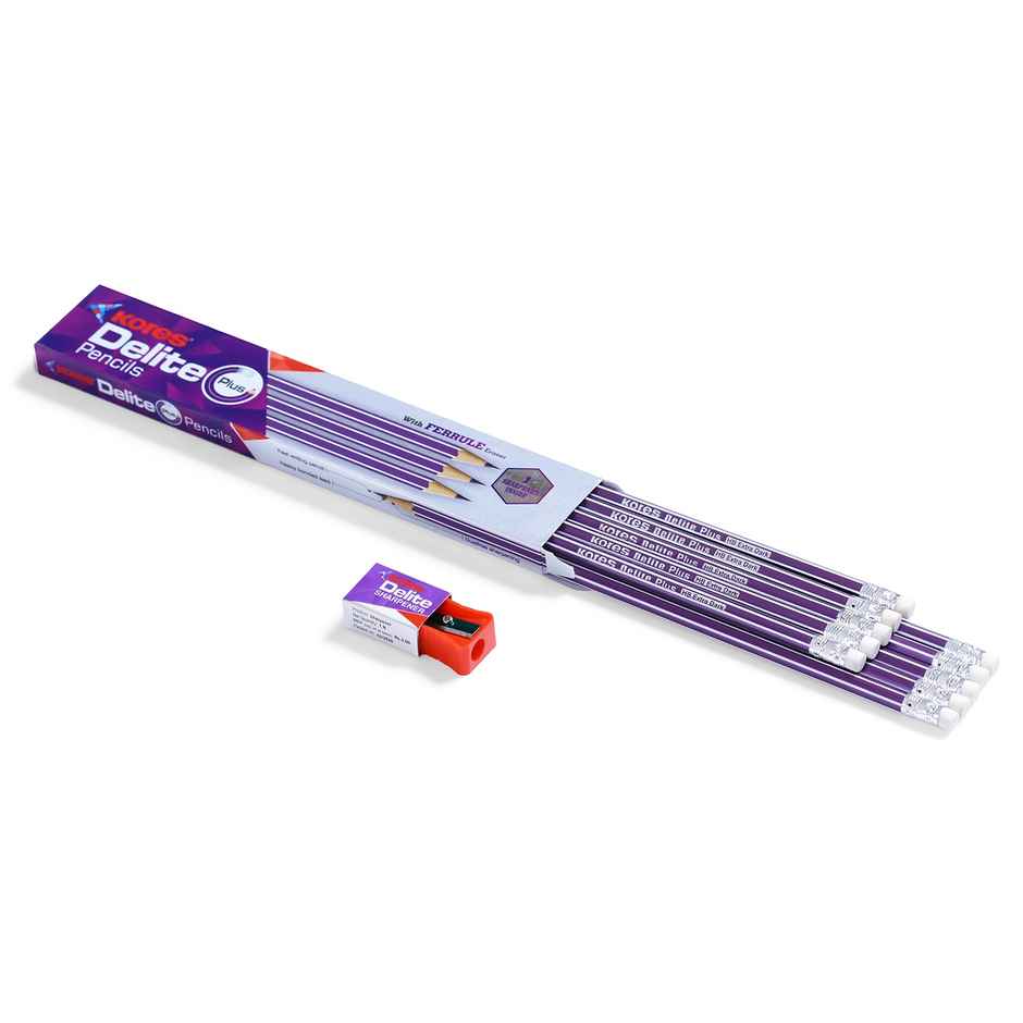 Kores Delite Plus Pencils | Packet Of 10 Pencils
