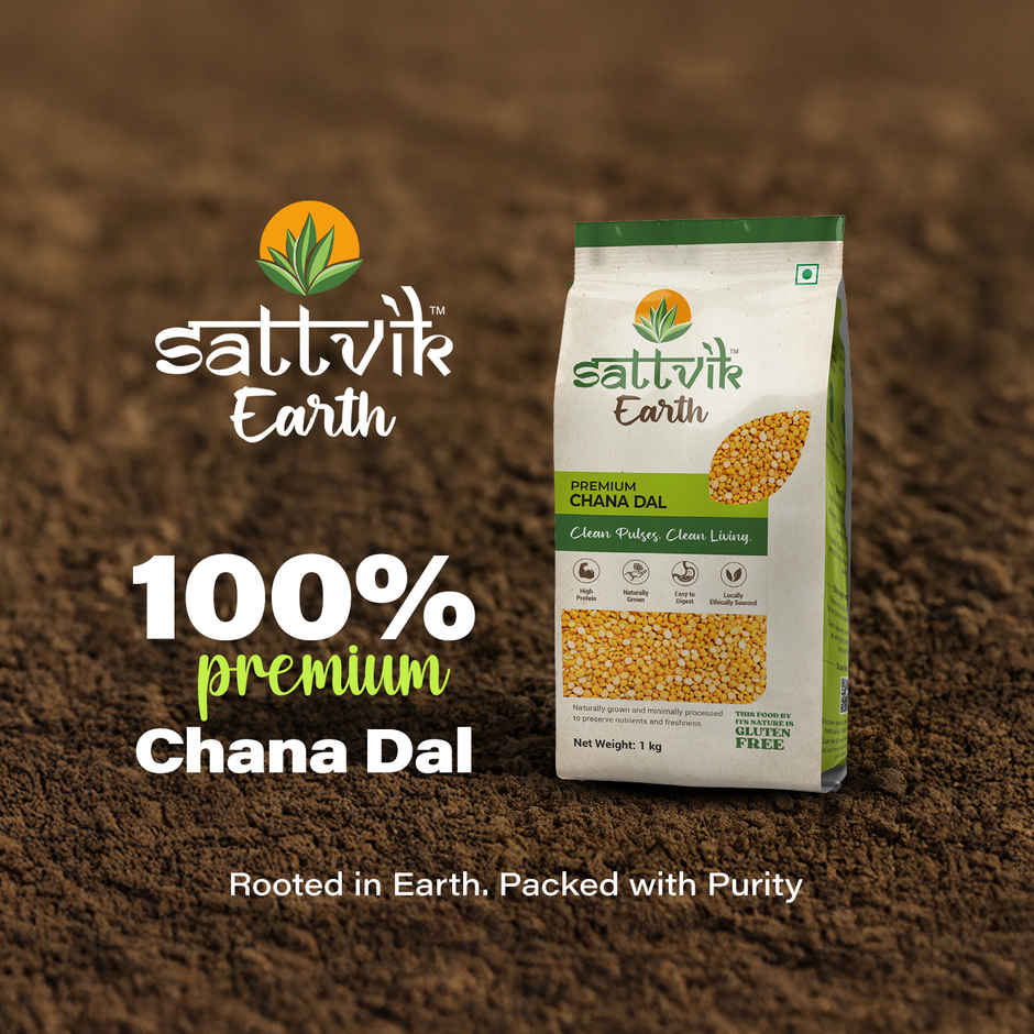 Sattvik Earth Premium Chana Dal