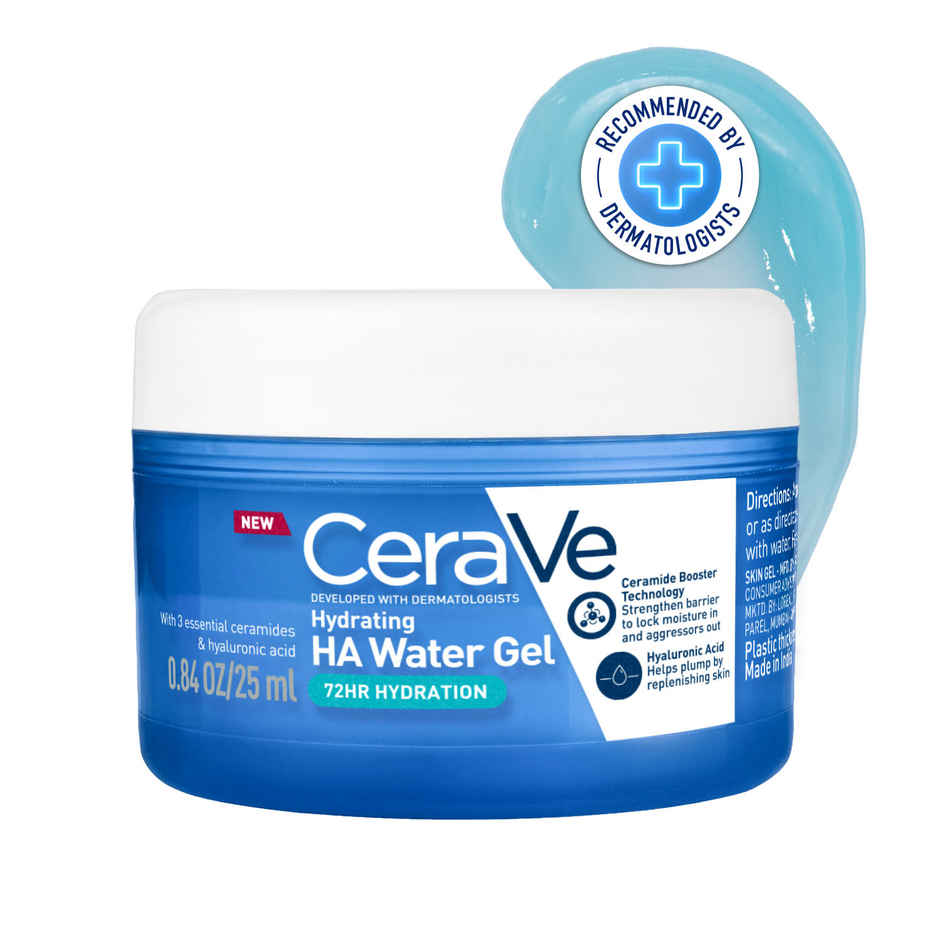 CeraVe HA Water Gel Oil-free Face Moisturizer with Hylauronic Acid & Ceramides for Plumpy Hydration