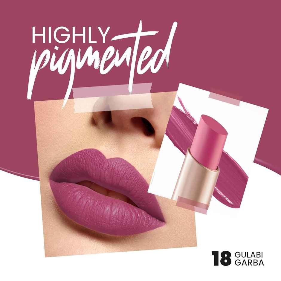 MARS Cosmetics Creamy Matte Lipstick | 18-Gulabi Garba