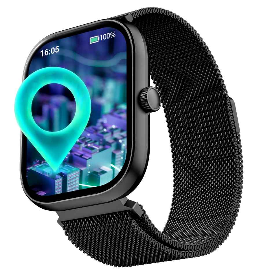 boAt Wave Sigma 3 Smart Smartwatch | 2.01" Display | BT Calling - Metal Black