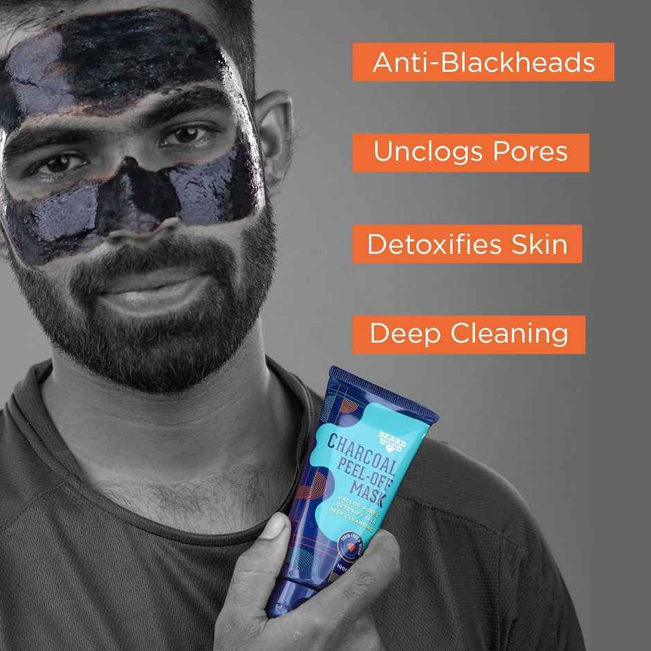 Beardhood Charcoal Peel Off Face Mask