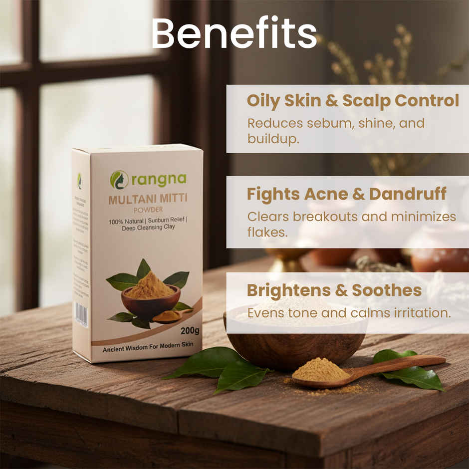 Rangna Multani Mitti Powder Natural Fuller's Earth (RAMM7601)