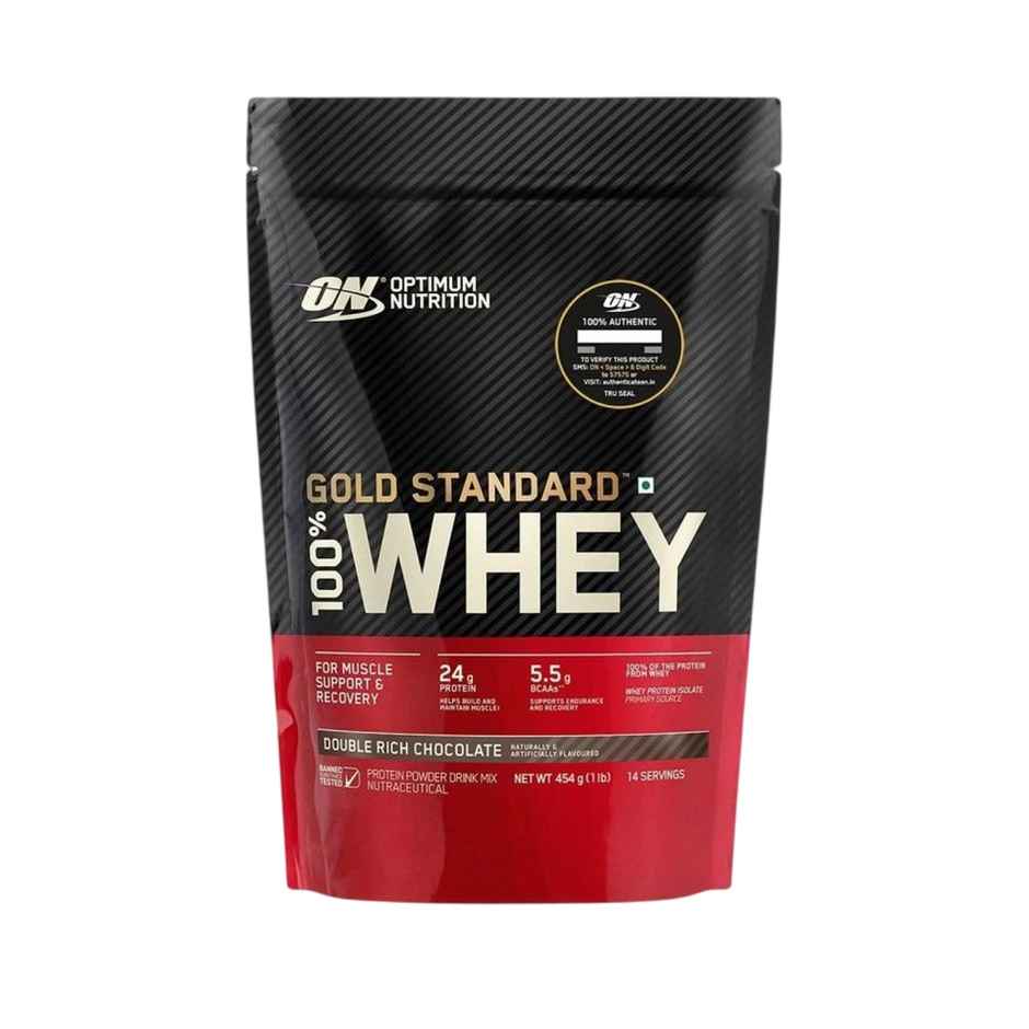 Optimum Nutrition (ON) 100% Whey Gold Standard Powder Double Rich Chocolate1 lb