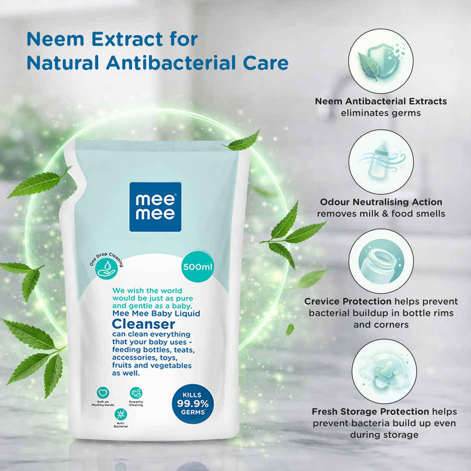 Mee Mee Anti-Bacterial Baby Liquid Cleanser Refill Pack