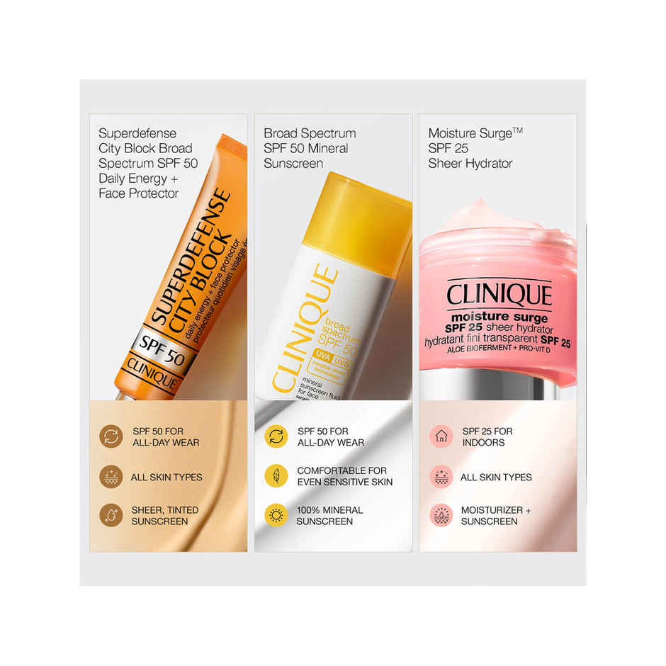 Clinique SPF 50 UVA/UVB Mineral Sunscreen Fluid for Face