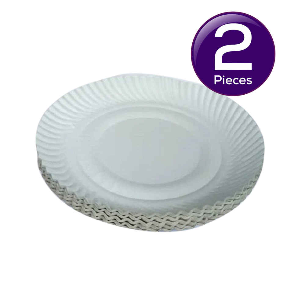 Vinay Trading Disposable Paper Plates - 10 Inches Combo