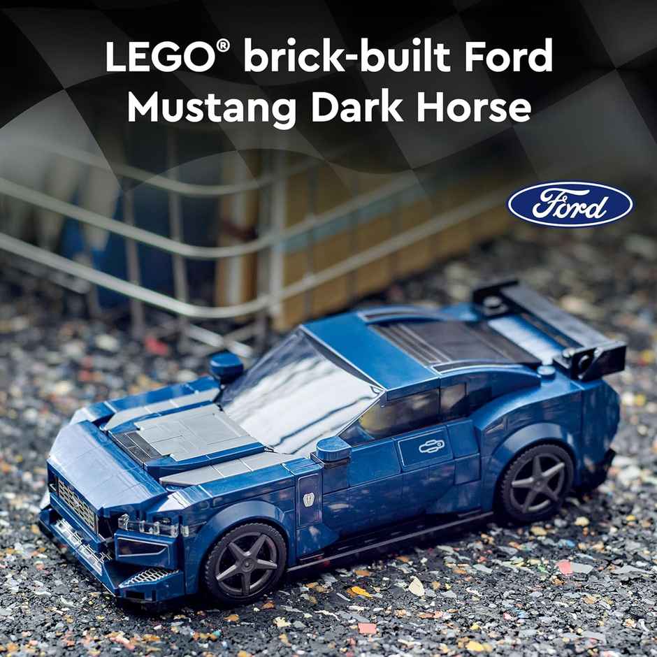 Lego Speed Champions Ford Mustang Dark Horse Sports Car (344 Pieces)