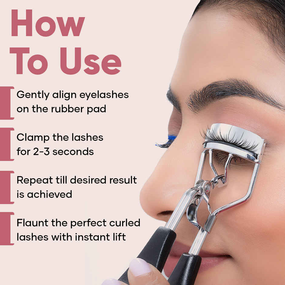 Vega Premium Eye Lash Curler for Women, Professional Lash Curling Tool | (EC-02)