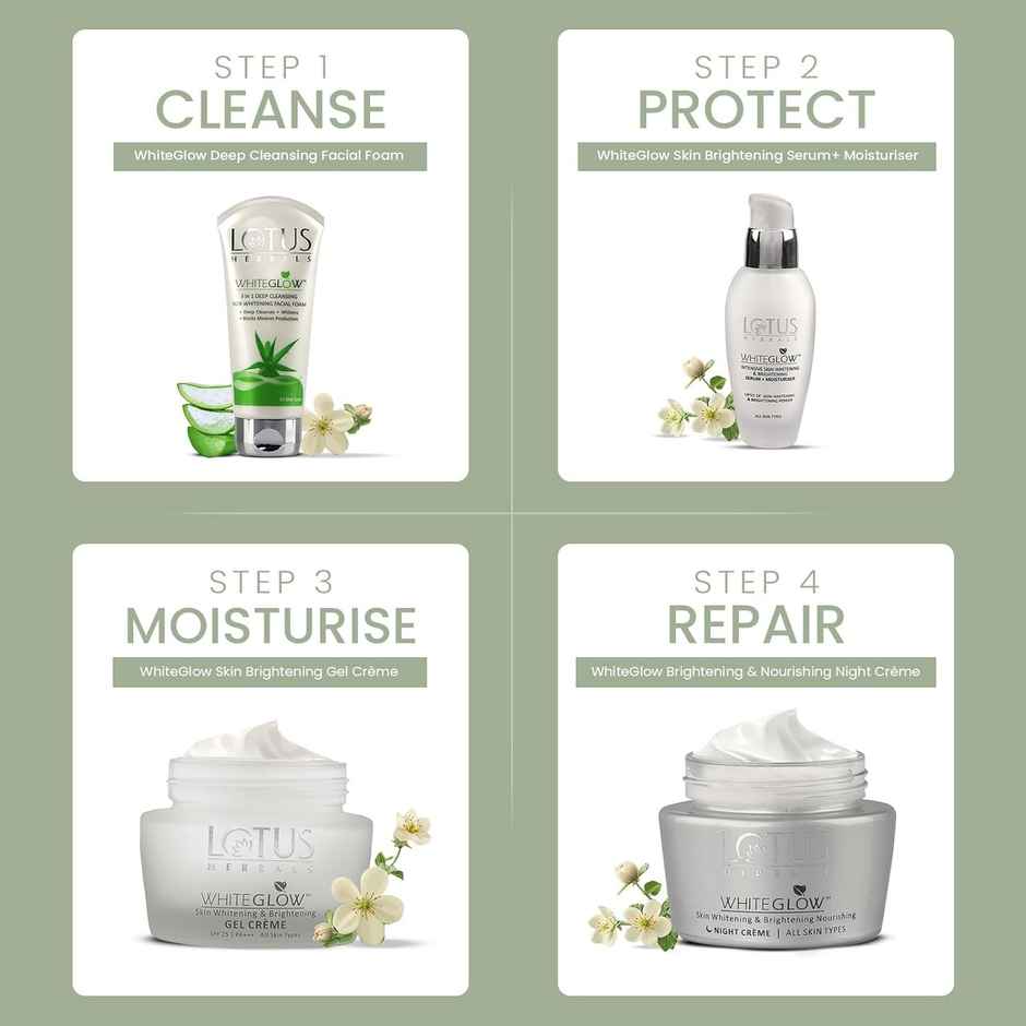 Lotus Herbals Whiteglow Skin Whitening & Brightening Gel Cream SPF 25 Pa +++