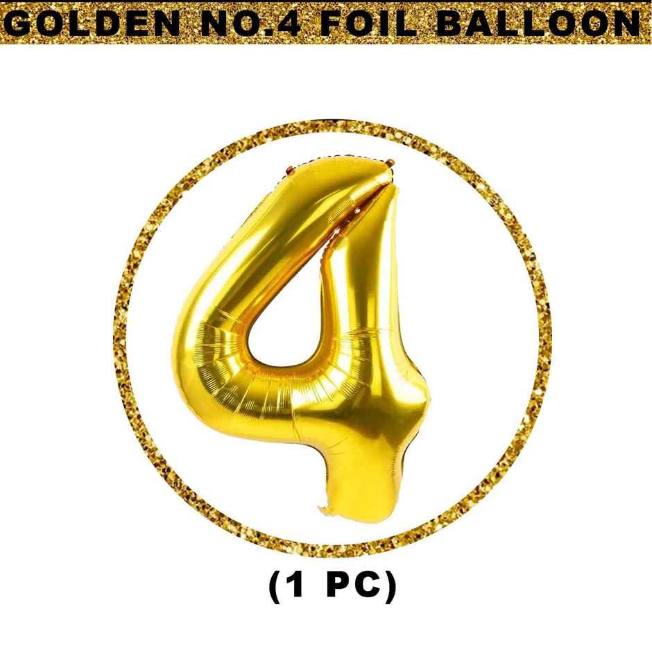 Foil Balloon Number 4 | Let's Vybe