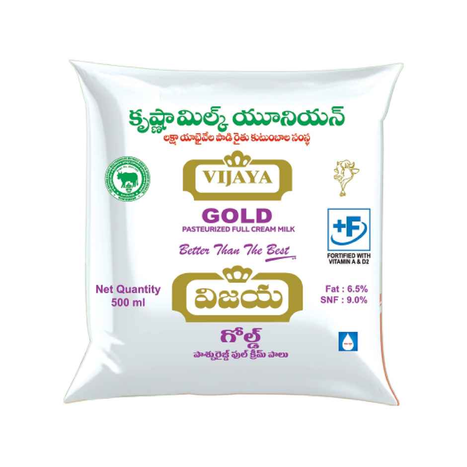 Vijaya Gold Full Cream Fresh Milk | Pouch