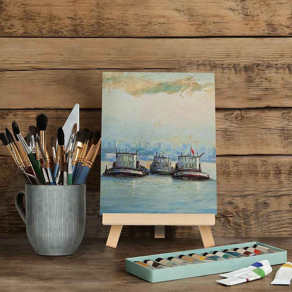 Abk Wooden Easel - 4 Inch Mini Stand