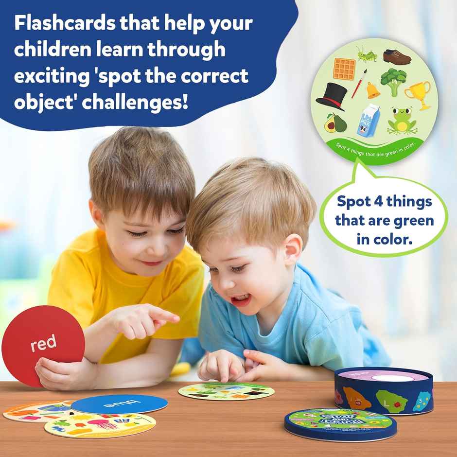 Skillmatics Flash Cards For Toddlers - Spot & Learn