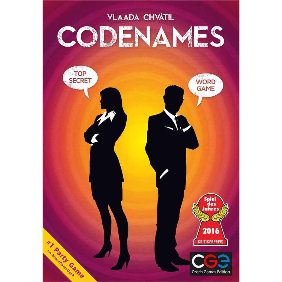 Awestuffs Codenames Board Game for Adults and Kids
