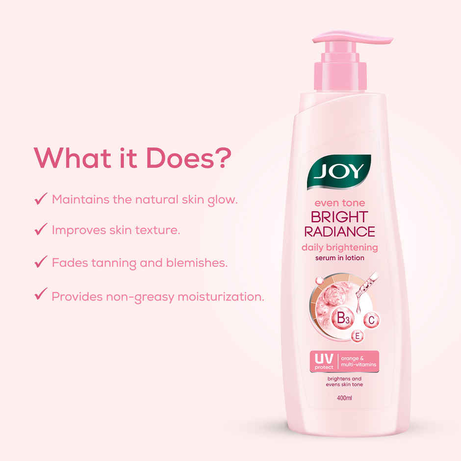 Joy Even Tone Bright Radiance Daily Brightening Serum Lotion