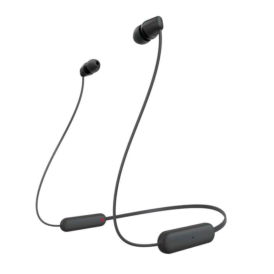 Sony WI-C100 Wireless Neckband - Deep Bass | Upto 25 Hours Battery