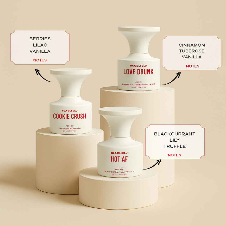 BLA BLI BLU Women Perfume Gift Set | 3x30ml | Floral & Fruity | Long Lasting