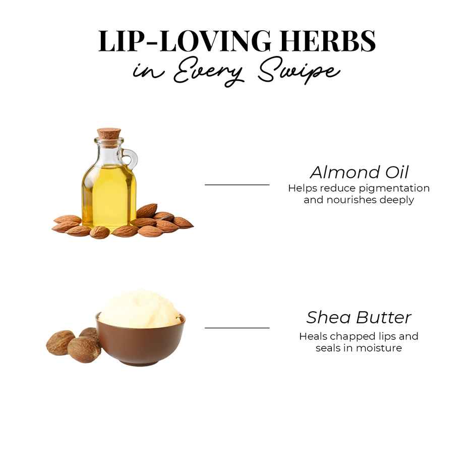 Just Herbs Tinted Lip Balm SPF 20+ For Dry And Chapped Lips For Women And Men- Vanilla