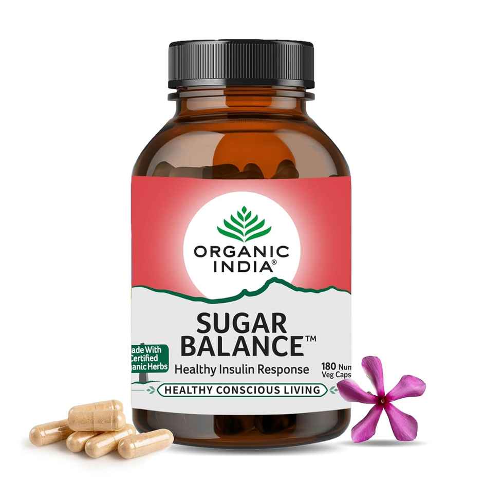 Organic India Sugar Balance VEG Capsule 180