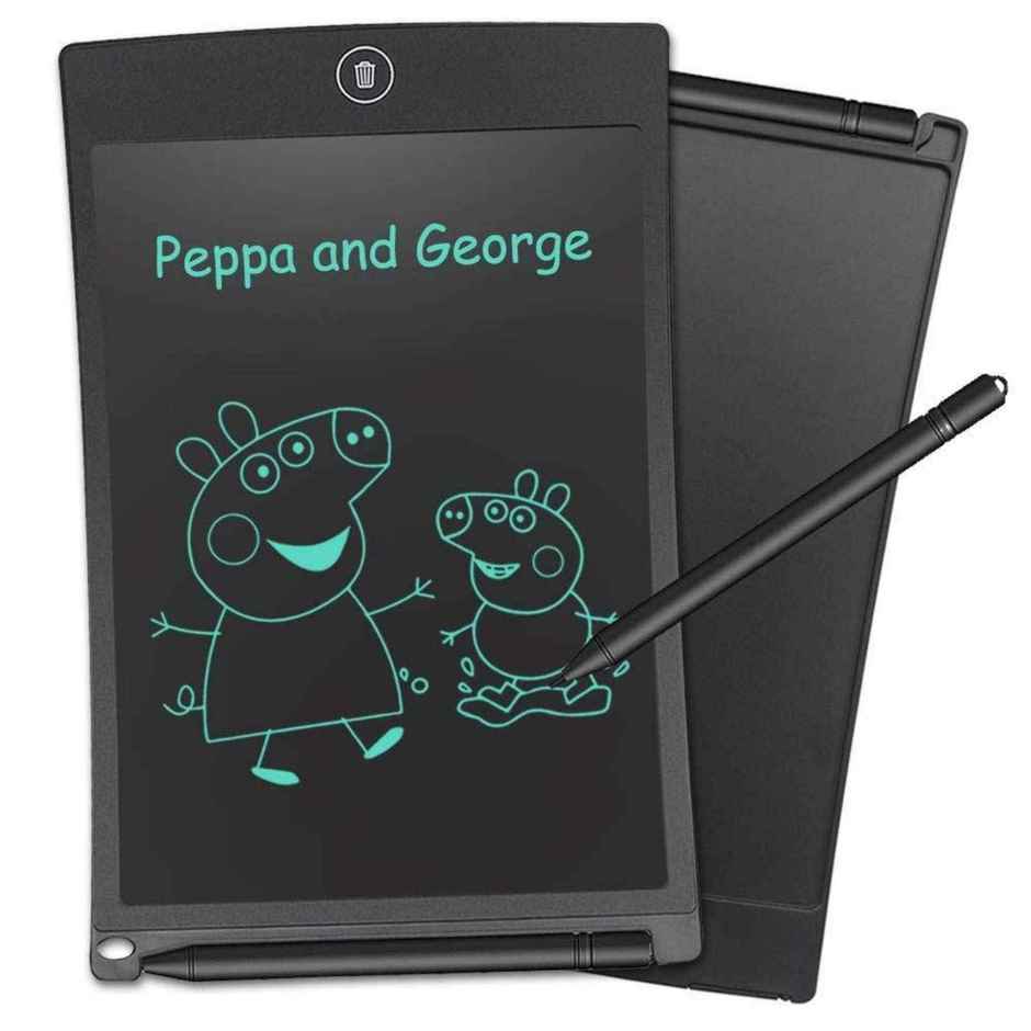 Kidara LCD Writing Pad 12 Inch | Gift for Girls Boys, Drawing Sketching (Multicolor)