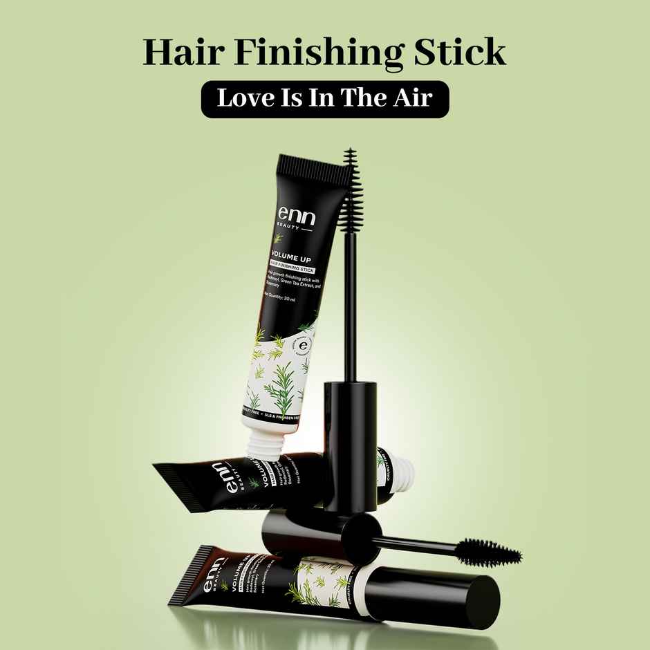Enn Beauty Volume Up Hair Finishing Stick, Frizzy Flyaway Baby Hair Fixer with 2%Redensyl &Rosemary