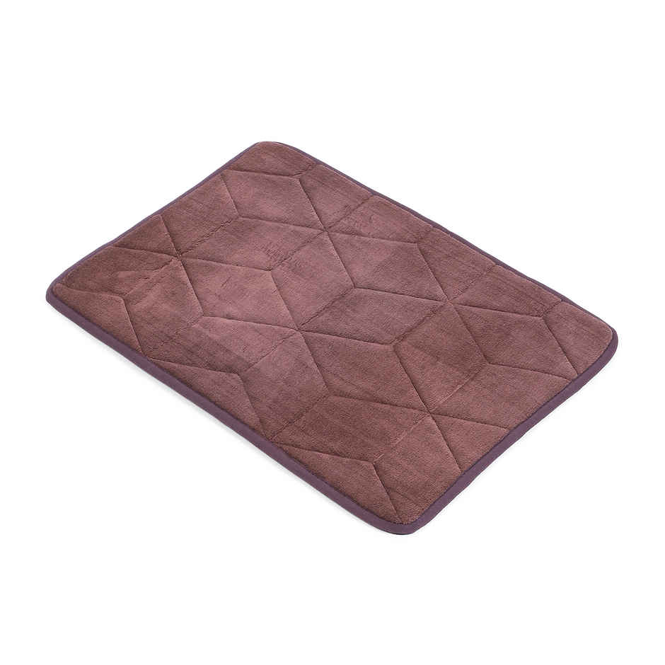 Status Memory Foam Mat | 38 cm x 58 cm | Brown