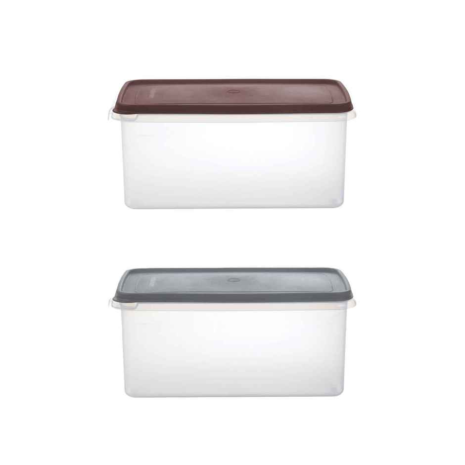 Joyo Fresherware Rectangle Multipurpose Container|Food Grade|Airtight|Leakproof-10.5 Ltr- Assorted