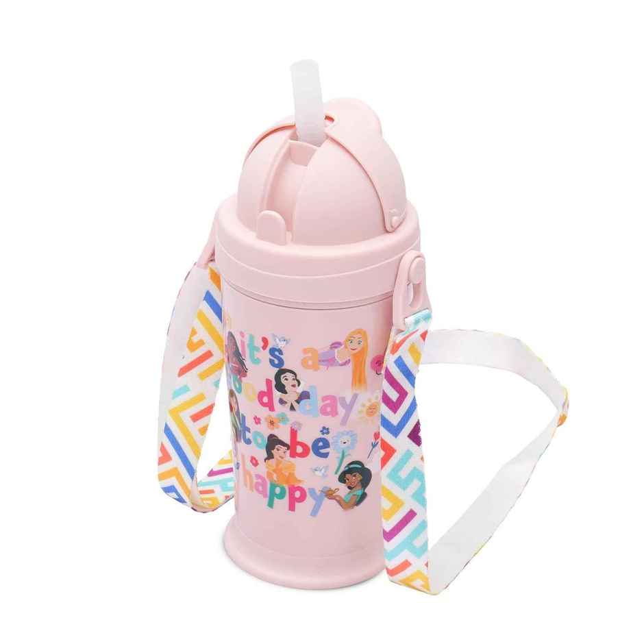 Jaypee Zippy Pro Stainless Steel Insulated Sipper Disney Character Printed Bottle For Kids | Pink