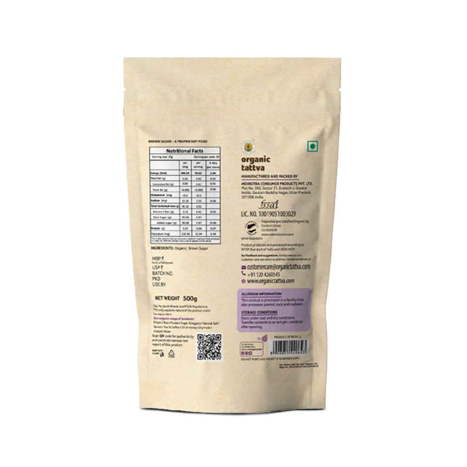 Organic Tattva Brown Sugar Pouch