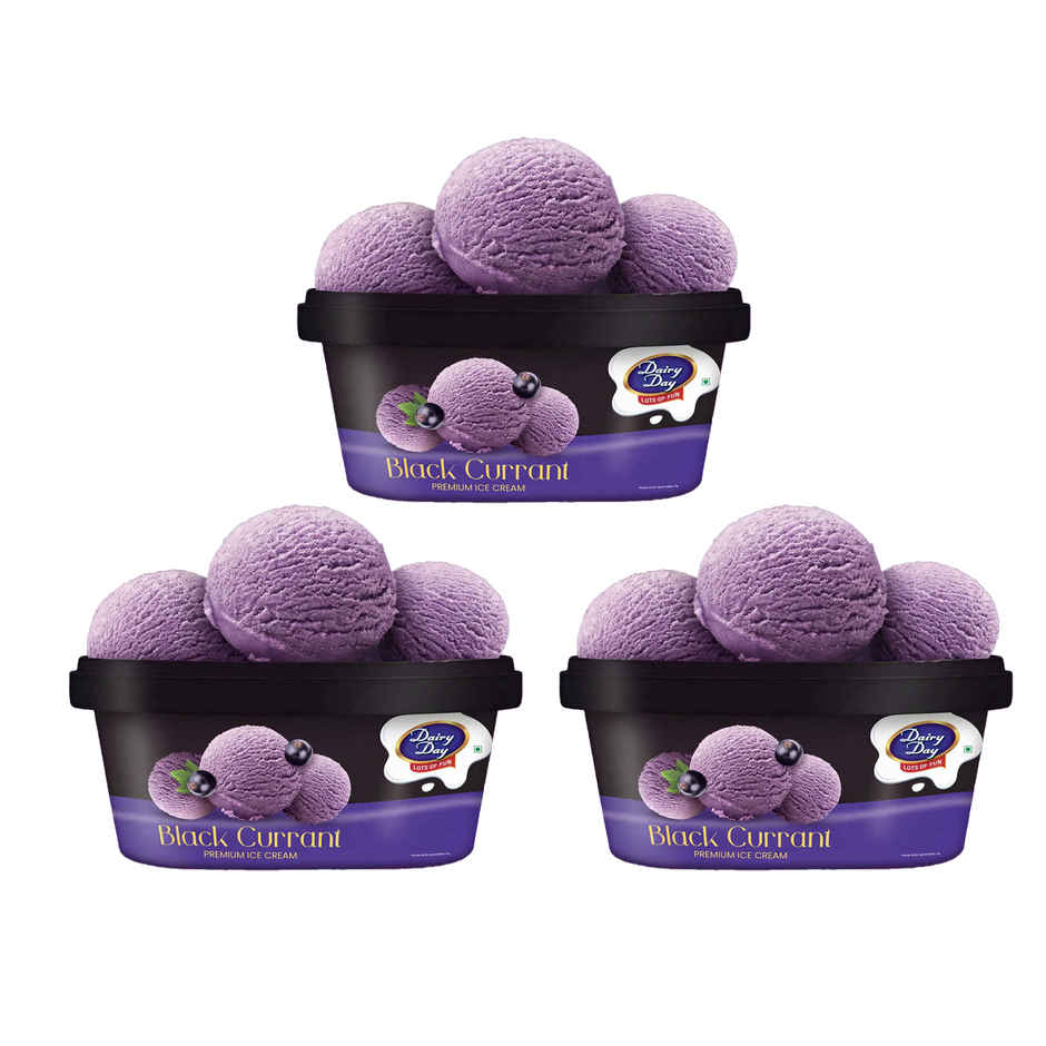 Dairy Day Black Currant Ice Cream Tub  Combo