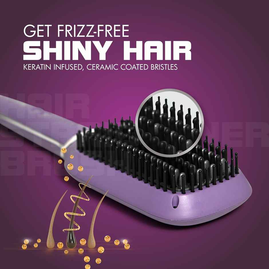 Havells Brush Hair Straightener (50 W, HS4201)