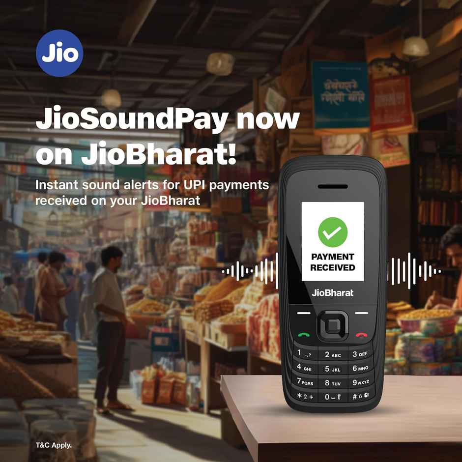 Jio Bharat V4 4G Black