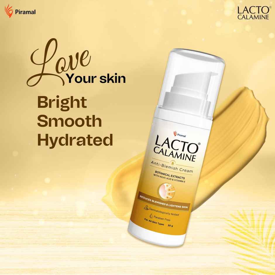 Lacto Calamine Anti Blemish Cream For Pigmentation & Blemish Removal & Brighten Skin Tone
