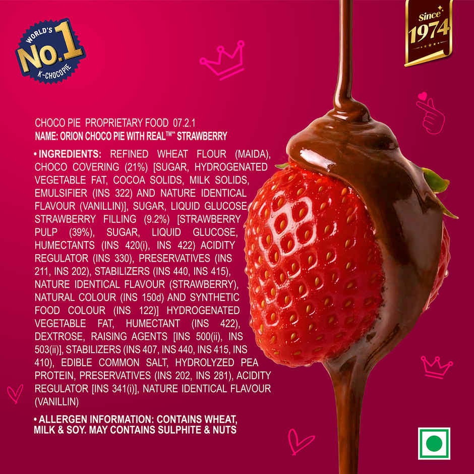 Orion Strawberry Chocopie