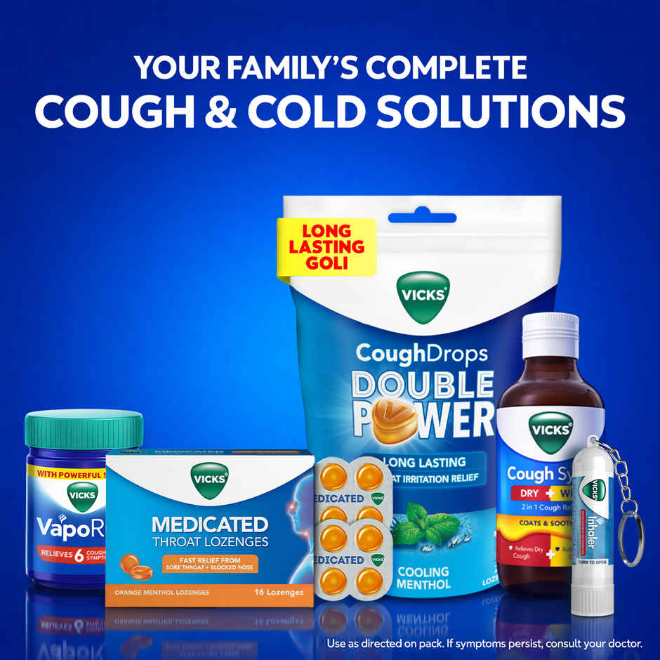 Vicks Cough Drops Double Power (Warming Ginger)
