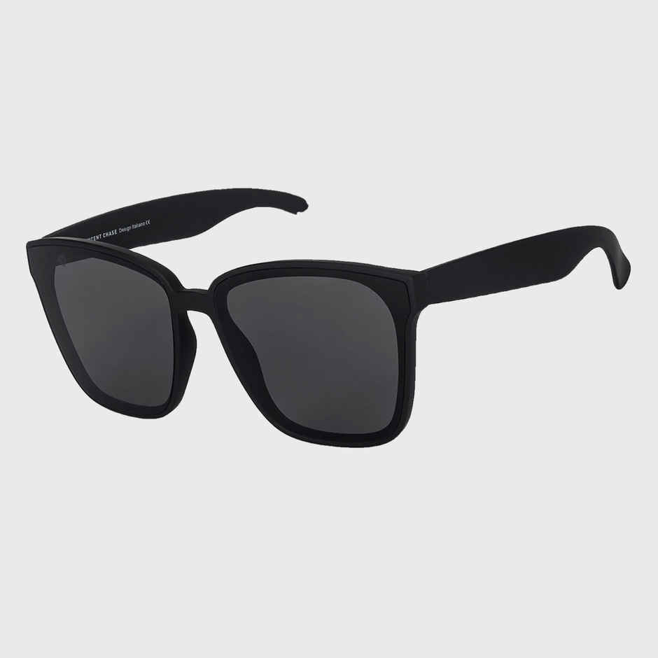 Vincent Chase By Lenskart | Polarized Sunglasses Full Rim | Unisex | Square | Large-143mm | Black