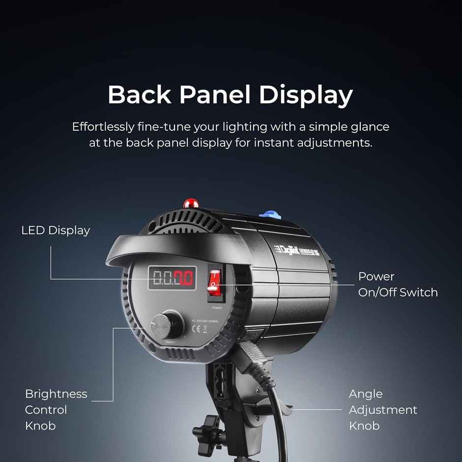 Digitek Lite Continuos LED Light DCL-150WBC Combo