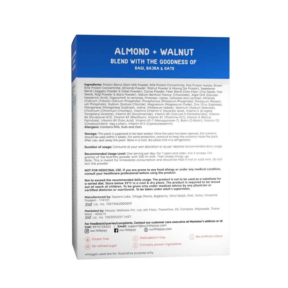 Little Joys Nutrimix For Kids 7-12 Years | Chocolate Flavour